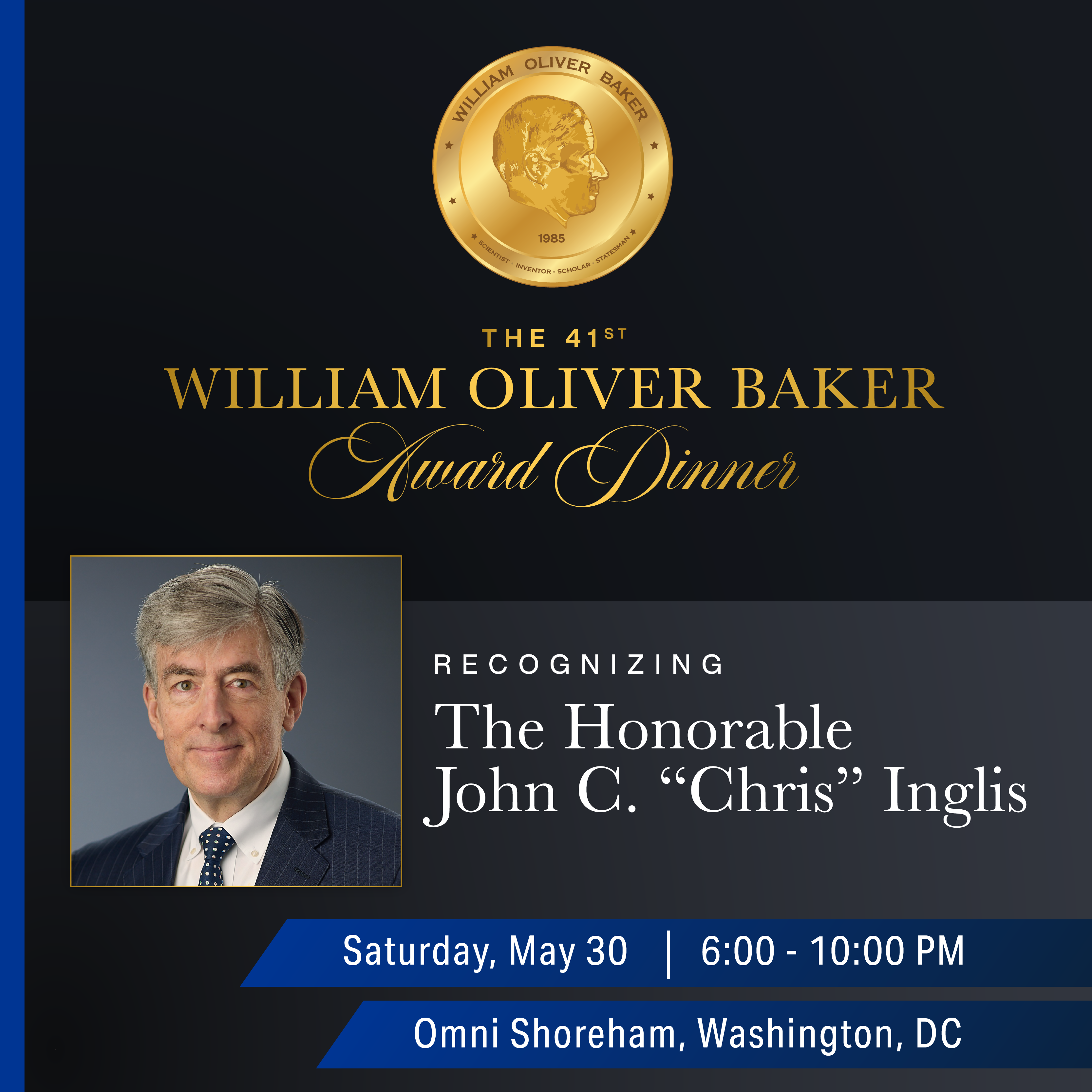 2026 William Oliver Baker Award Dinner