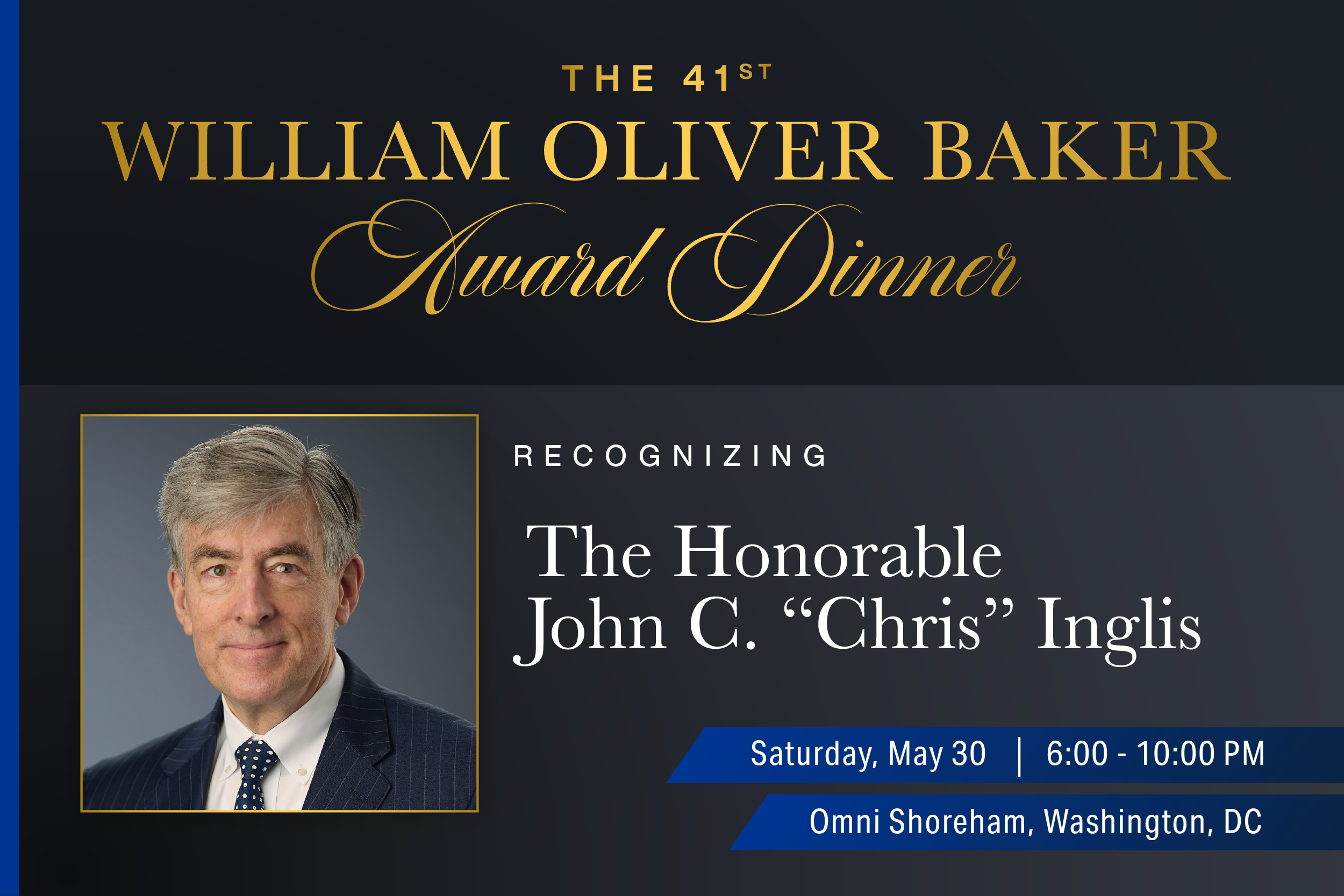 2026 William Oliver Baker Award Dinner