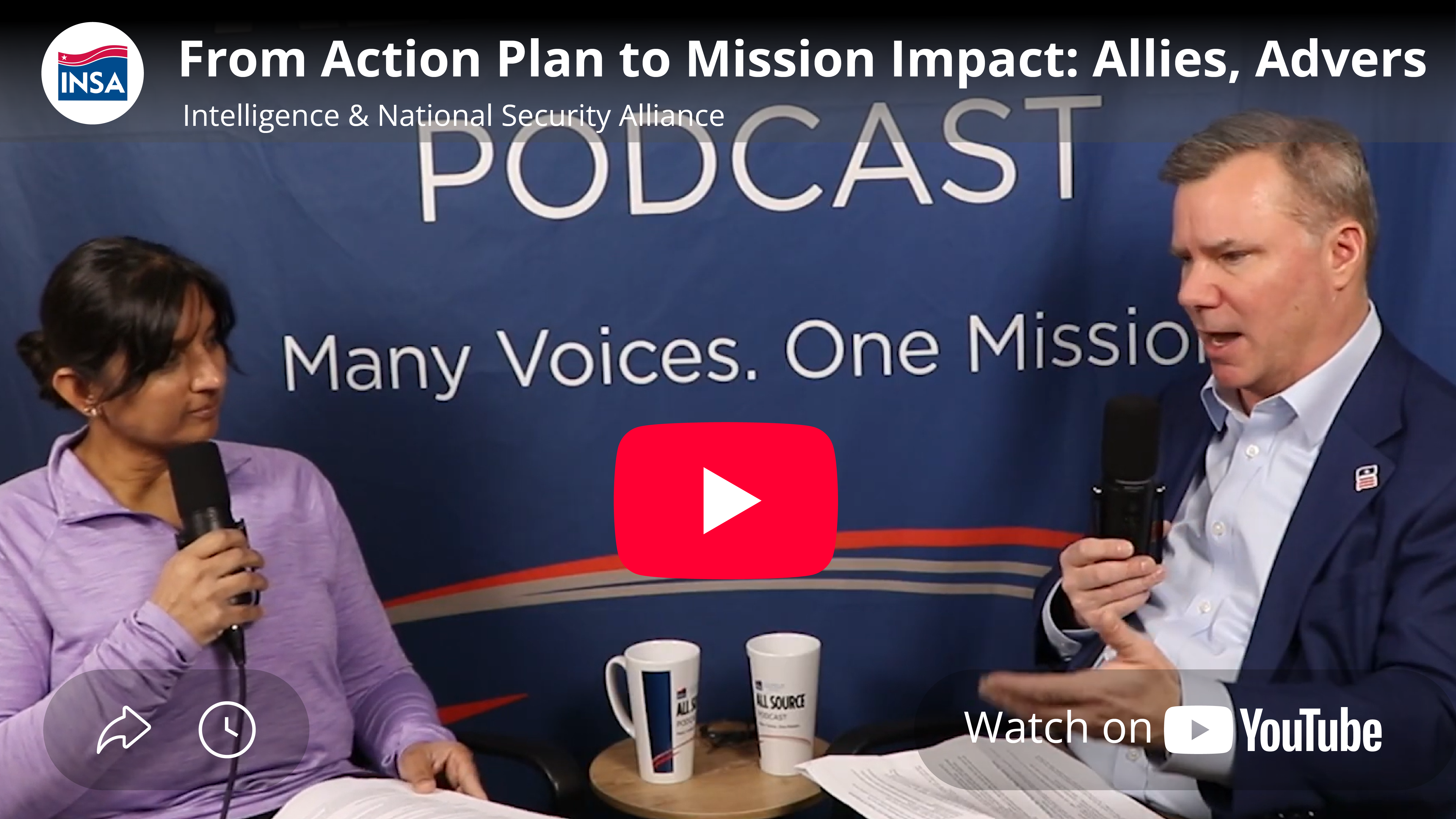INSA All Source Podcast From Action Plan to Mission Impact with Chip Usher, Senior Director for Intelligence, SCSP
