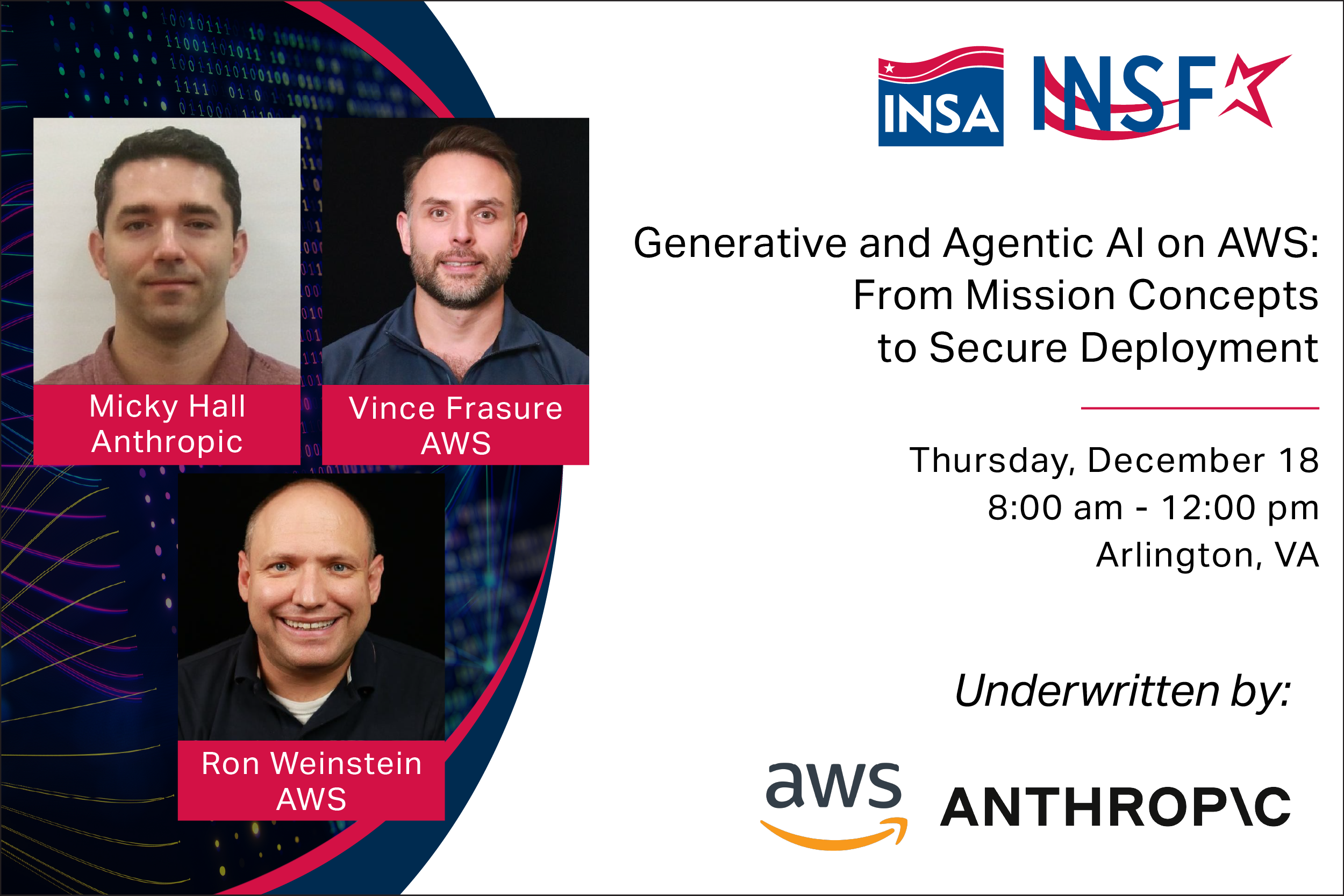 INSA/INSF AI Foundations Workshop with AWS and Anthropic