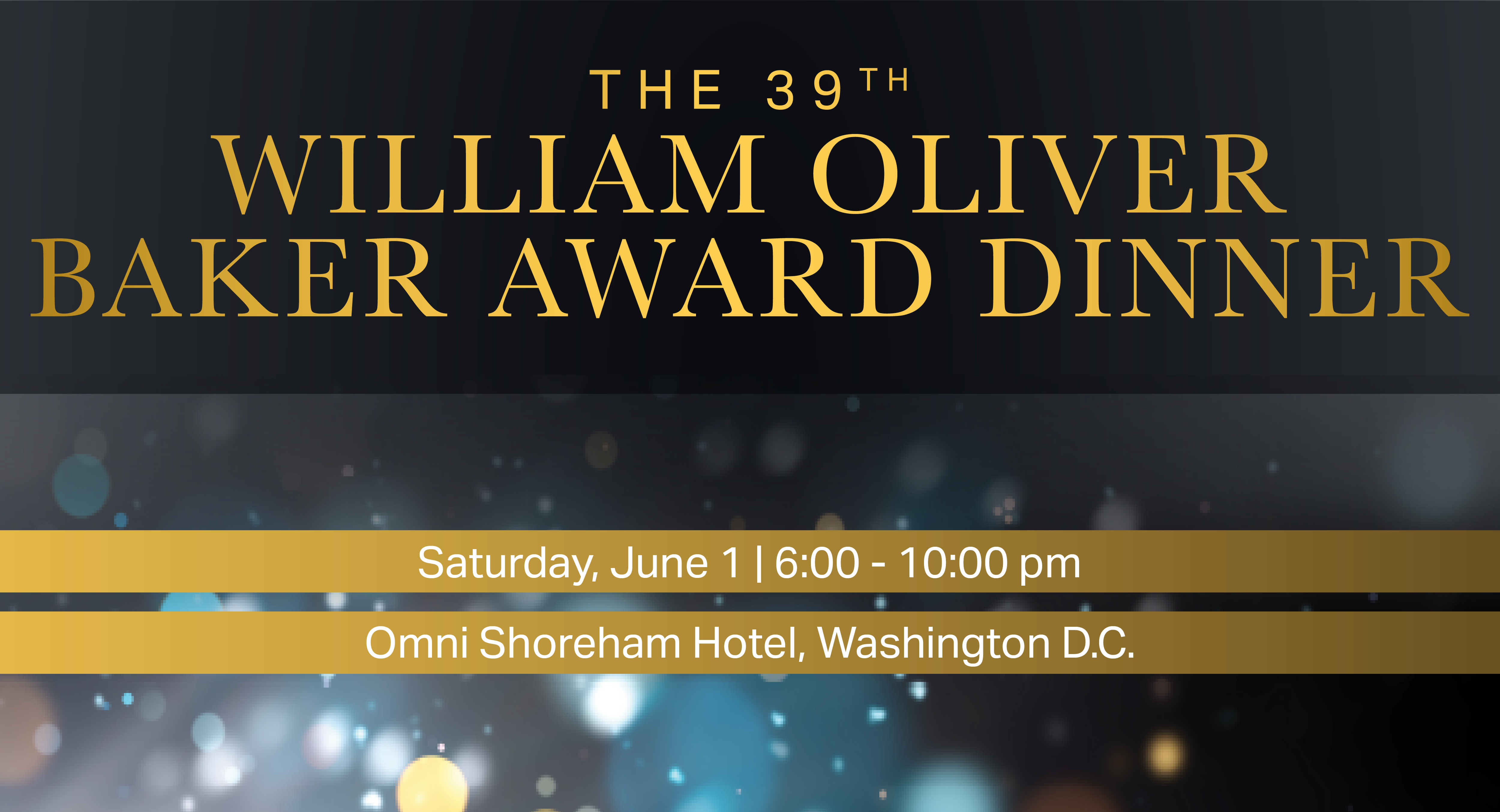 2024 William Oliver Baker Award Dinner