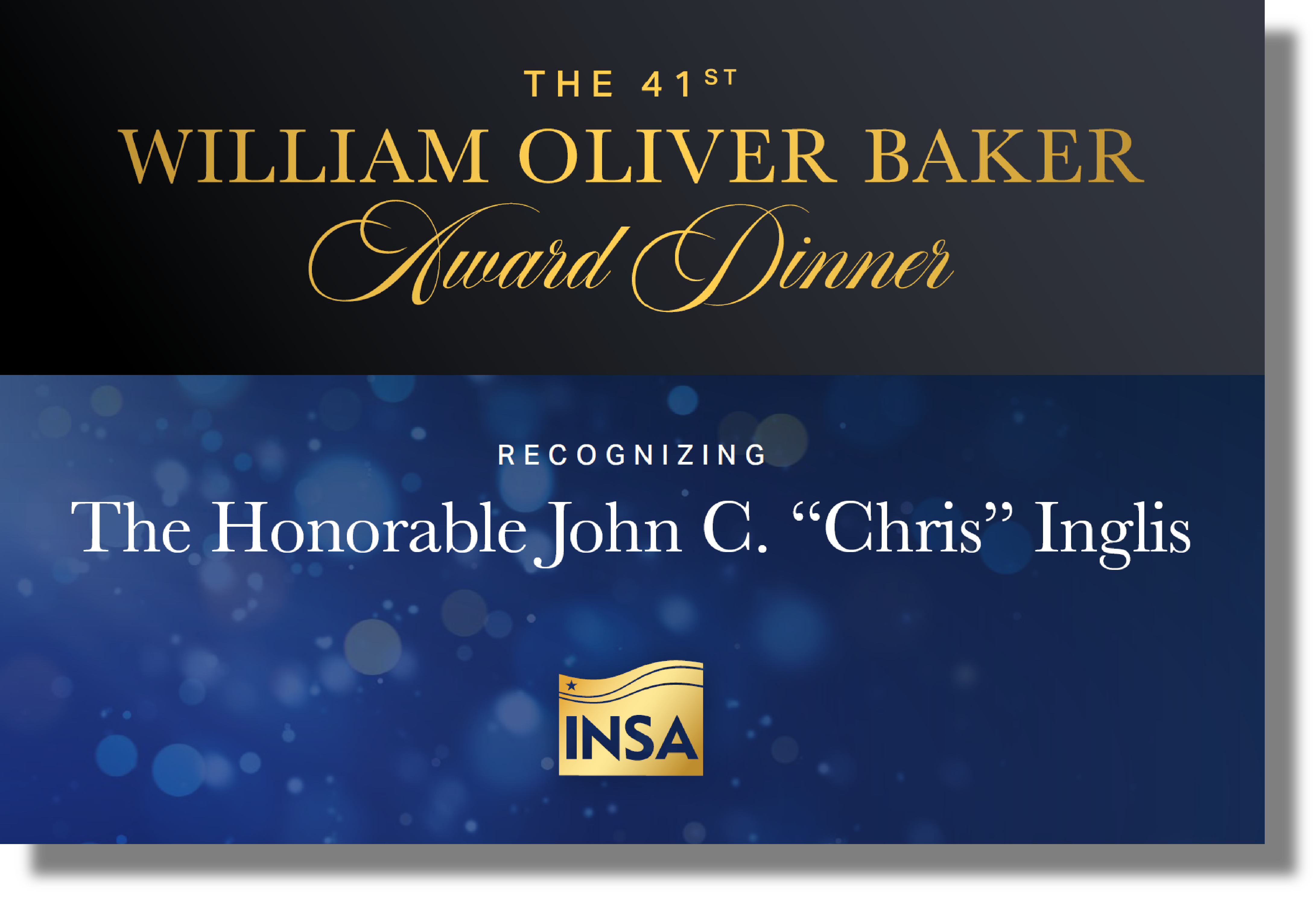 Baker Program 2026 William Oliver Baker Award program
