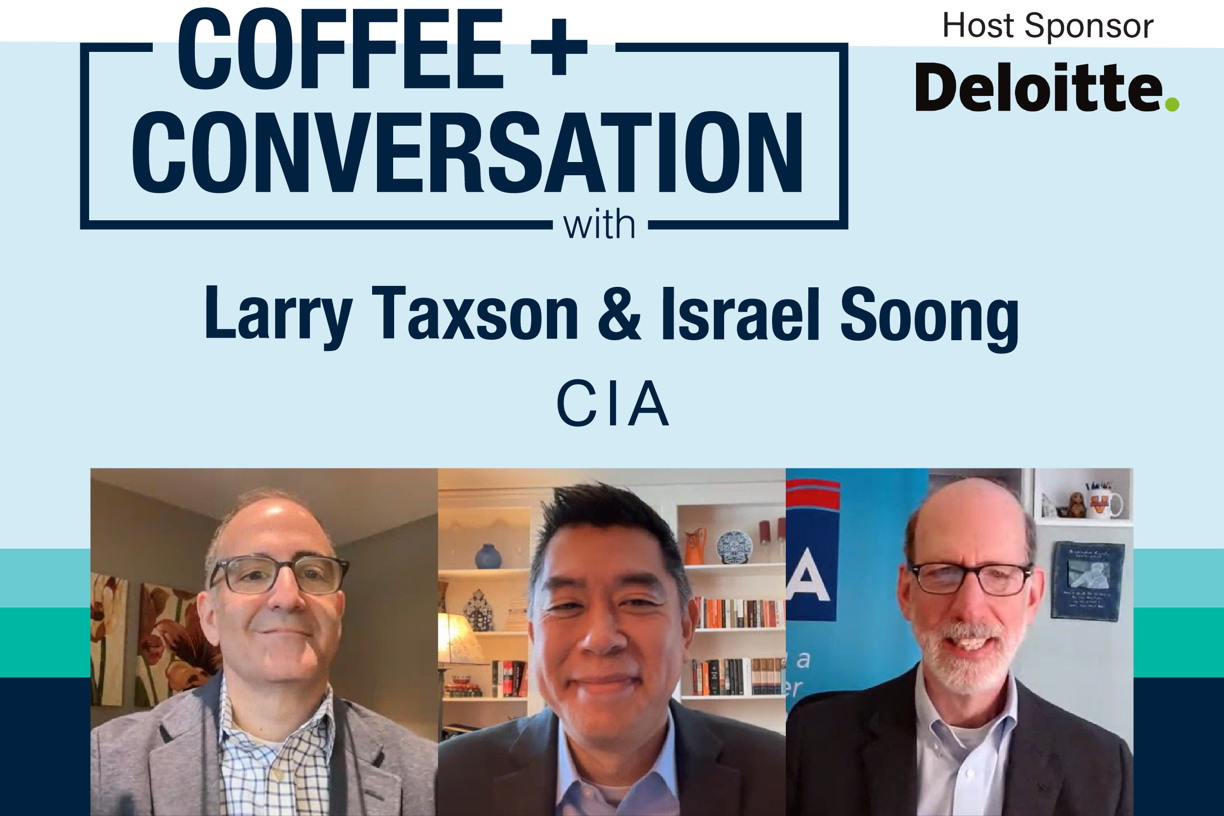 Coffee and Conversation with CIA's Larry Taxson and Israel Soong