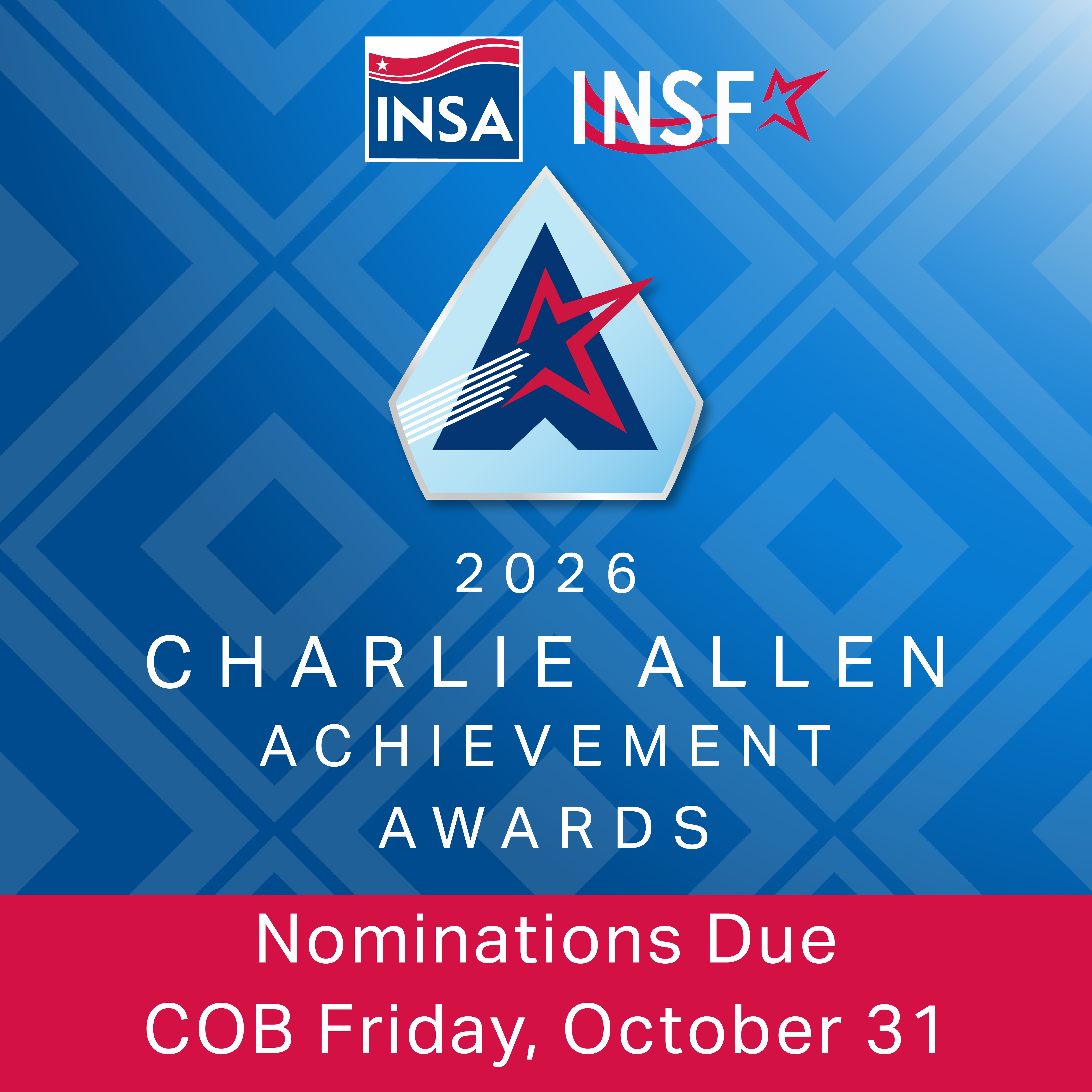 Nominations now open for 2026 Charlie Allen Achievement Awards