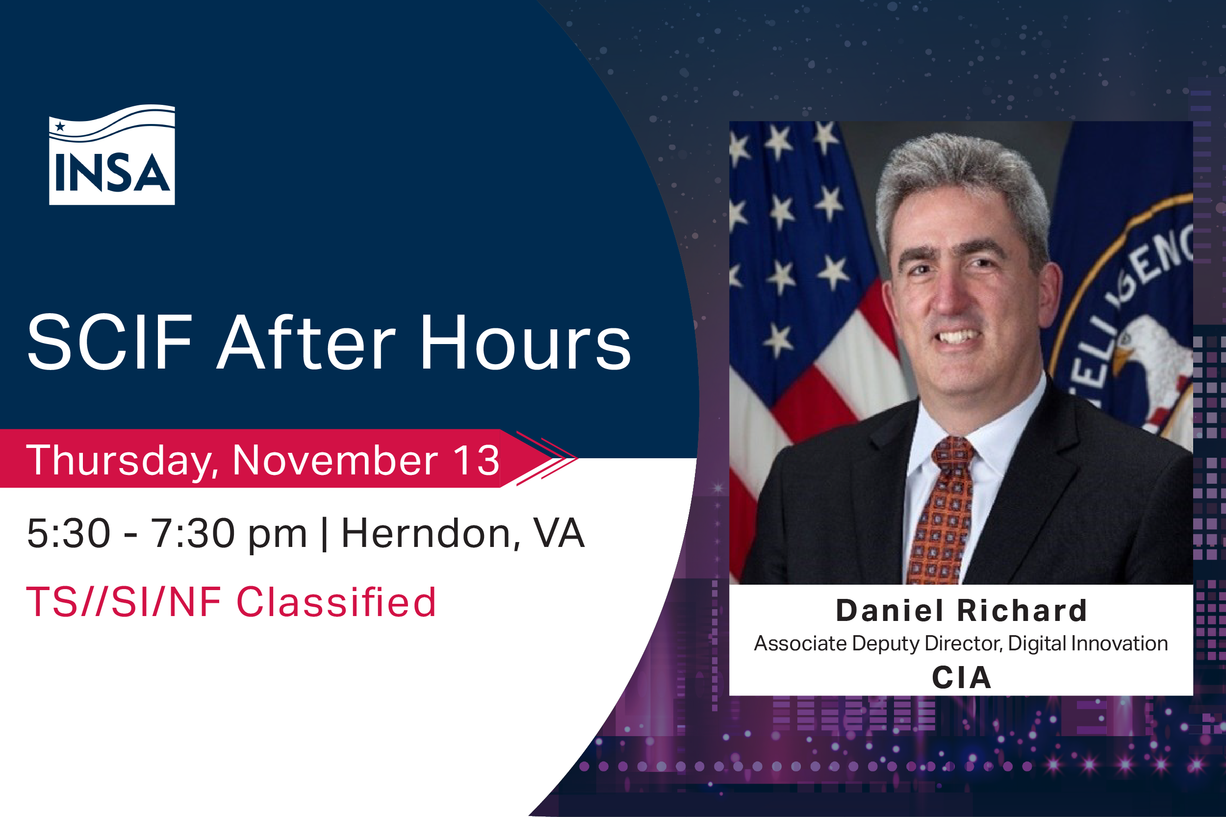 SCIF After Hours with Daniel Richard Date Change
