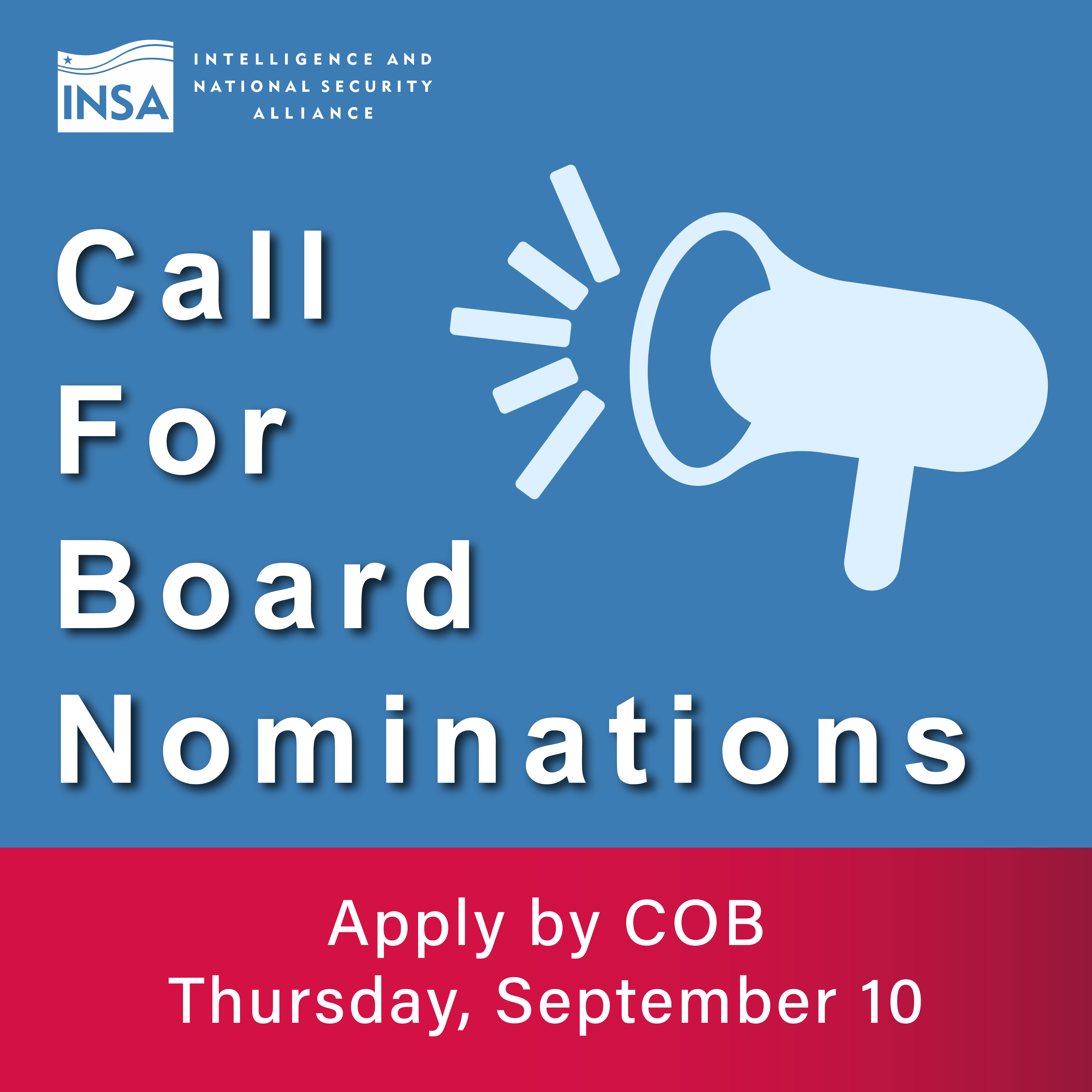 INSA's call for Board Nominations