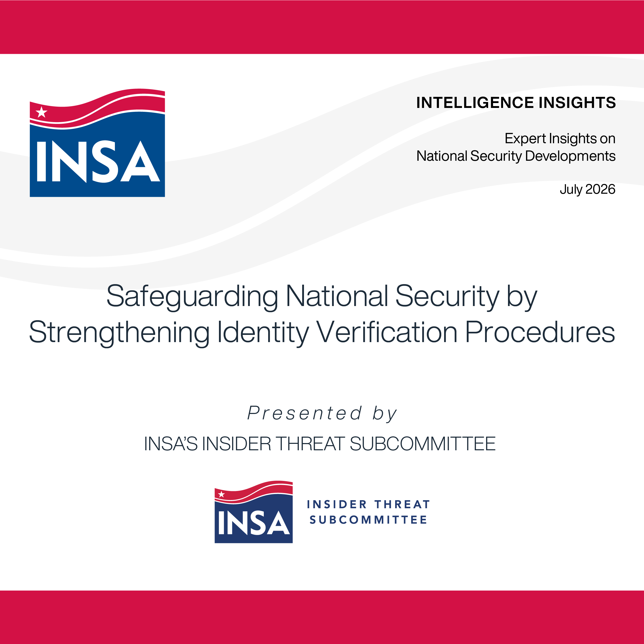 INSA's Identity Verification Intelligence Insights Paper