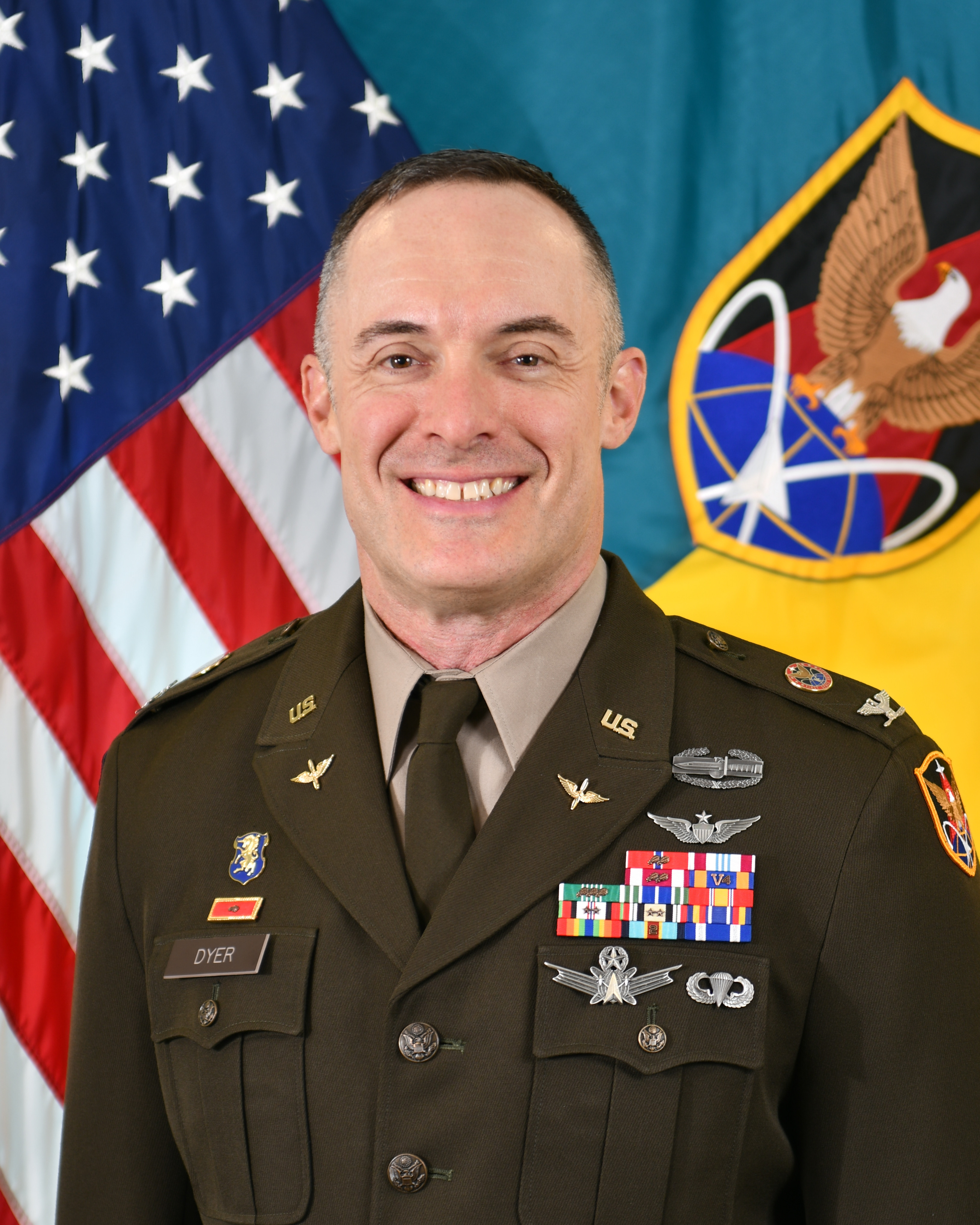 COL michael Dyer, USA, Commander, 1st Space Brigade, US Army Space and Missile Command